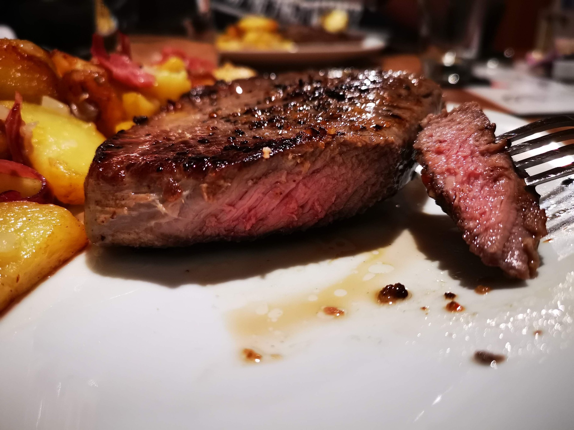 large silverside steak at farmshop