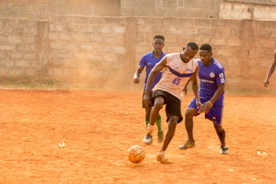Youth football match